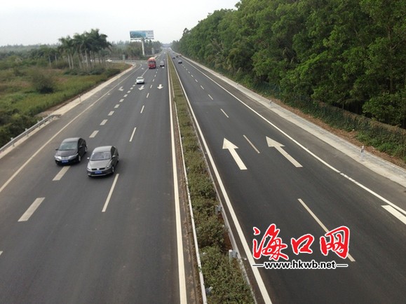 海文高速改建工程完工将于1月25日实现双幅通车