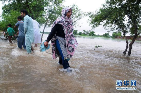 （国际）（1）巴基斯坦暴雨死亡人数升至165人 