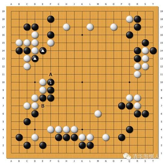 在边角基本定型后,黑1压挺近中原,虽棋谚有云:"金角银边草肚皮",但