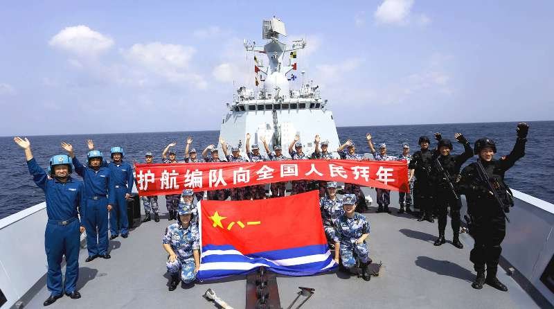 中國(guó)海軍從世界各地向全國(guó)人民拜年