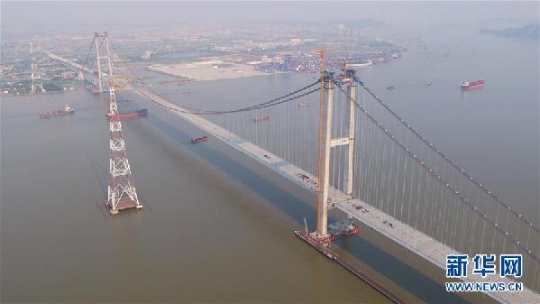 （图文互动）（3）珠江口又一过江通道主桥顺利合龙