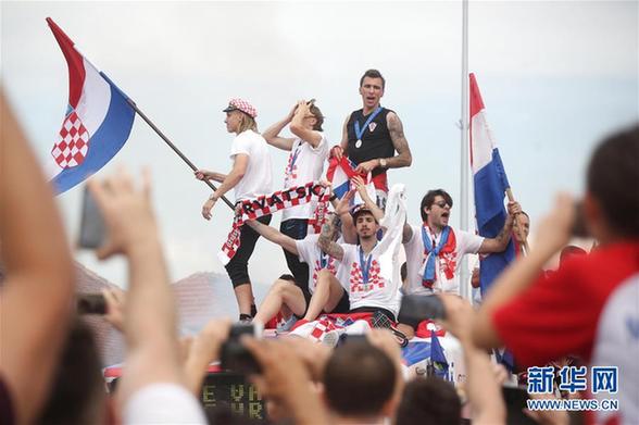 （世界杯）（4）足球——克罗地亚人民迎接英雄凯旋