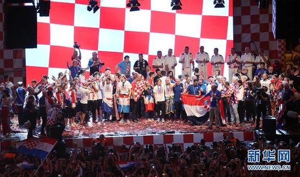 （世界杯）（5）足球——克罗地亚人民迎接英雄凯旋