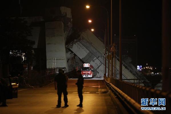 （国际）（3）意大利发生公路桥垮塌事故 至少20人死亡