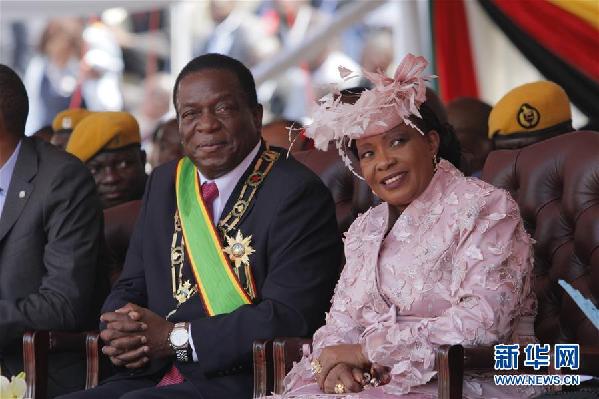 （国际）（1）姆南加古瓦宣誓连任津巴布韦总统