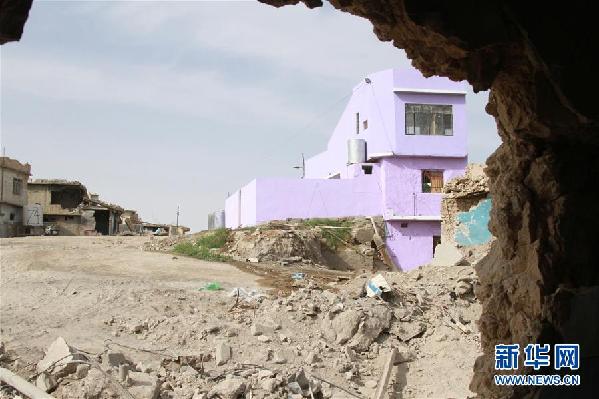 （国际）（1）摩苏尔废墟中建起首座新房