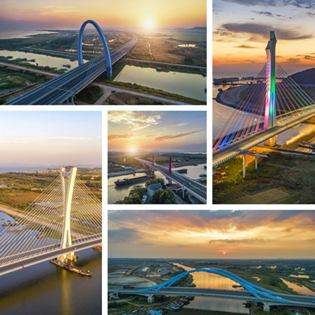 《环巢湖大桥（航拍组图）》