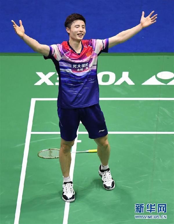 （体育）（1）羽毛球——苏迪曼杯：中国队第11次夺冠
