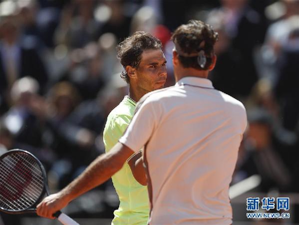 （体育）（10）网球——法网：纳达尔赢得第39次“费纳对决”晋级决赛