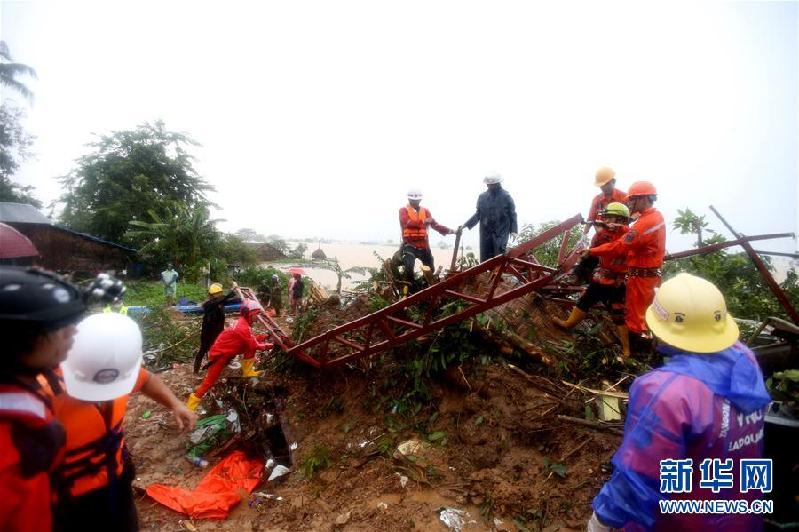 （国际）（2）缅甸孟邦山体滑死亡人数上升至29人
