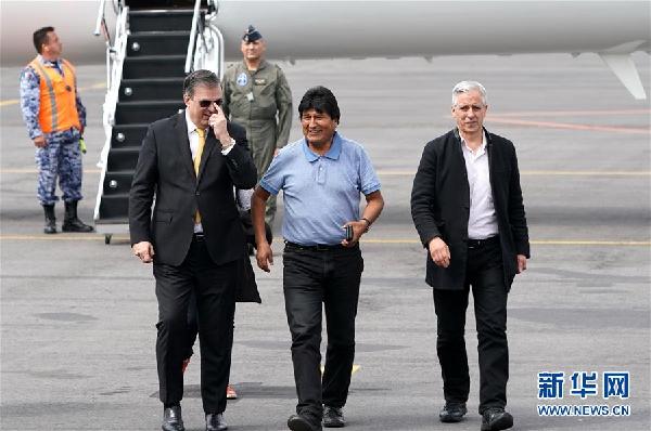 （XHDW）（1）莫拉莱斯抵达墨西哥接受政治庇护