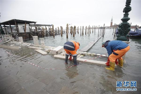（国际）（1）意大利“水城”威尼斯遭遇严重水灾