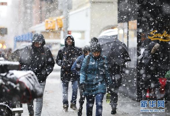 （XHDW）（1）纽约遭遇雨雪天气