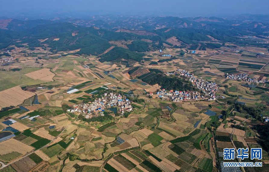 广西鹿寨田园冬景