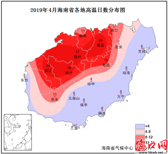 海南2019年十大天气气候事件揭晓 龙卷风袭击儋州居榜首