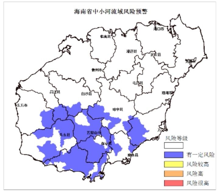 原创 海口网6月16日消息(记者黄晖)海南省气象台16日9时发布中小河流