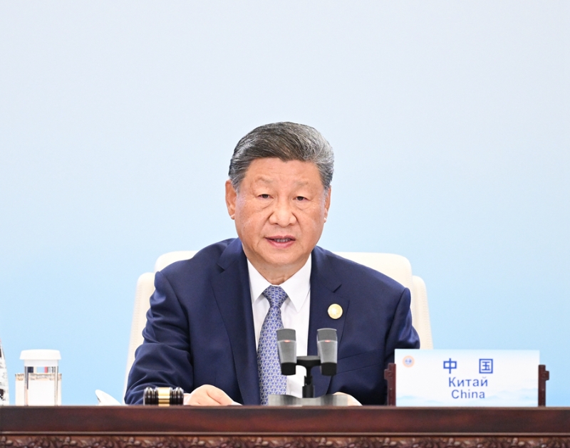 9月1日上午，上海合作组织成员国元首理事会第二十五次会议在天津梅江会<span class=