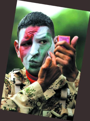 menaji男士化妆品品牌称美国大兵是其最大顾客群之一.