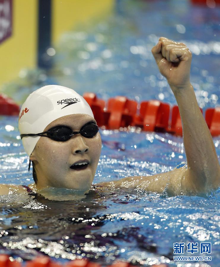女子200米蝶泳决赛:焦刘洋夺冠图片频道 - 海口