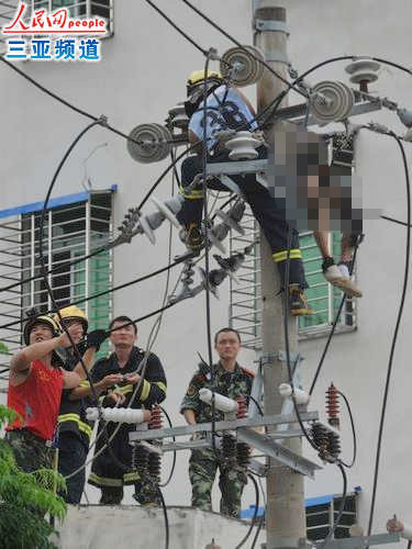 高压电维修时突然来电 三亚1工人不幸被电死