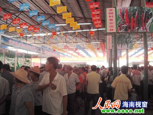 海南冬季优质农资展销会在澄迈永发镇开幕_海