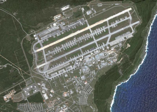 安德森空军基地卫屑图片