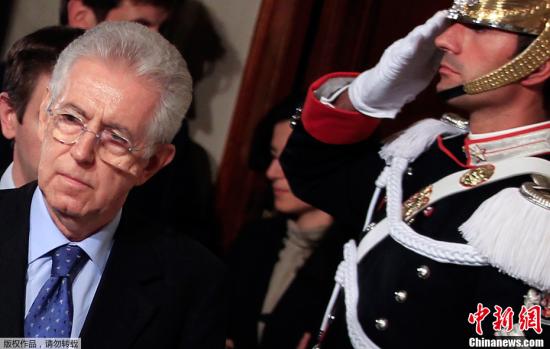 意新政府今将宣誓就职 蒙蒂坚信能渡过债务危