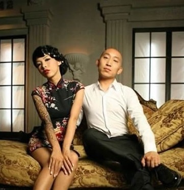 史上最霸气新娘纹身叼烟