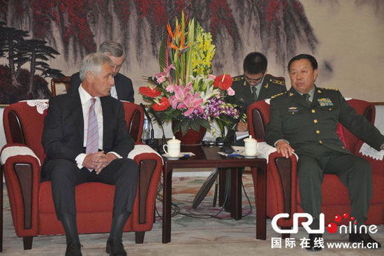 中央军委副主席 范长龙 会见美国防部长哈格尔(