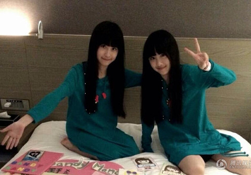 台湾人气双胞胎曝近照 <em>12</em>岁<em>姐妹</em>俩爱跳舞图片