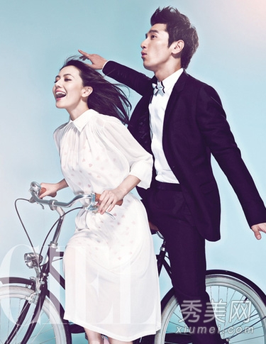 高圆圆赵又廷结婚 女神时尚街拍真美款款气质