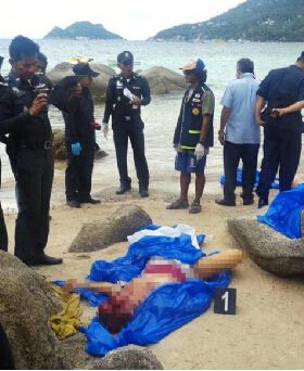 英国一男一女游客裸死泰国海滩 <em>美女</em>疑被强奸