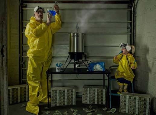 爸和淘气女儿滑稽合照 趣图洋溢浓浓<em>父女情</em>_大