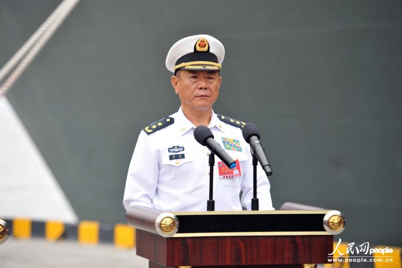 海军将领吴胜利,田中,杜景臣等今赴清华大学调研