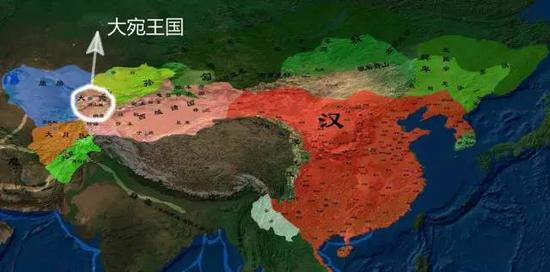 大宛王国距离西汉非常远