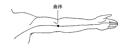 胸闷血淤养曲泽