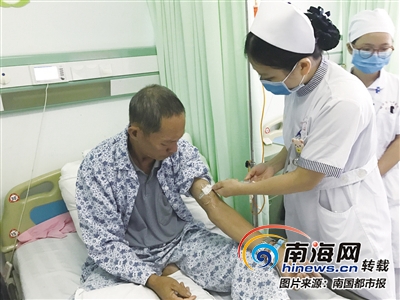 白沙6旬阿叔患下咽癌想给带病多做些事家人信号视频图片