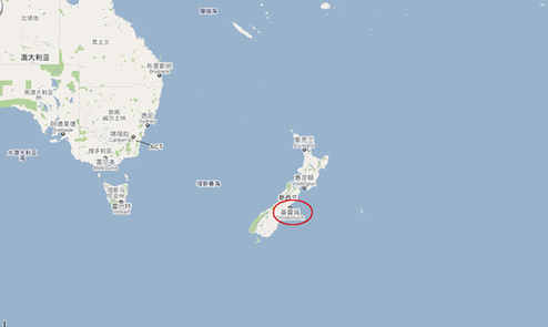 新西兰南岛全地图_新西兰南岛人口