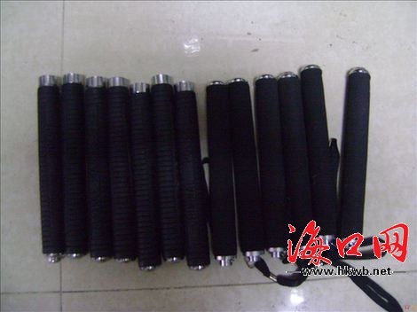 海口:警方1月收缴管制器具800余件 抓获人员8