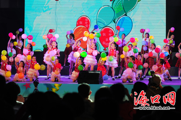 海口市庆六一儿童节大型主题晚会精彩上演_