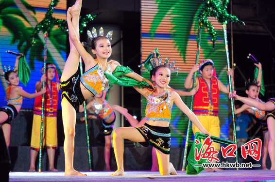 海口市庆六一儿童节大型主题晚会精彩上演_