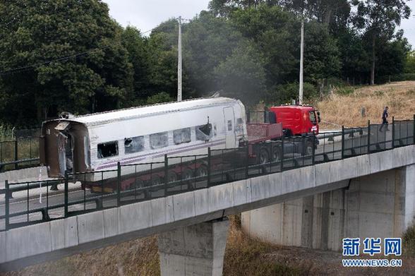 西班牙重大火车脱轨事故路段目前已经恢复通车