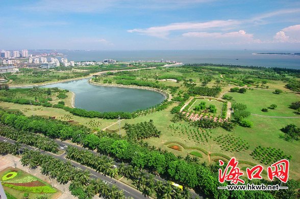 千亩黄金绿地万亩湿地公园 生态立市建设绿色海口