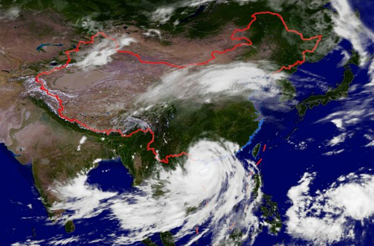 海口网直击台风海鸥实时路径 滚动播报_原创