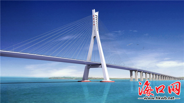 海南铺前跨海大桥开工建设 海口到文昌铺前车