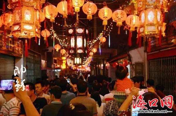 视觉饕餮盛宴! 直击海口府城元宵换花节现场
