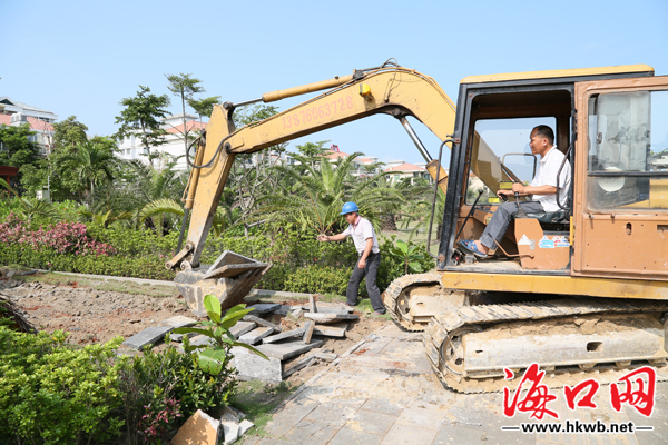 美兰区整治违建拆除南方别墅部分别墅v别墅出入口淮安市码头镇明珠图片
