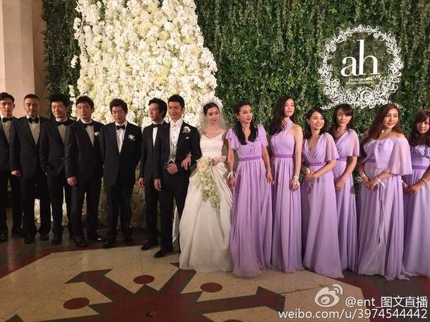 黄晓明angelababy大婚 婚礼现场明星云集