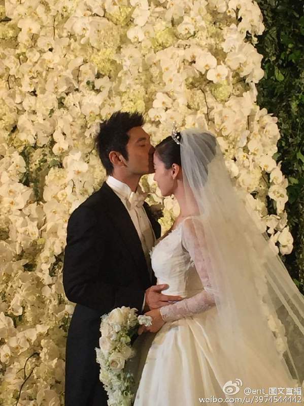 angelababy婚礼进场,angelababy的婚礼现场 黄晓明angelababy大婚 婚礼现场明星云集