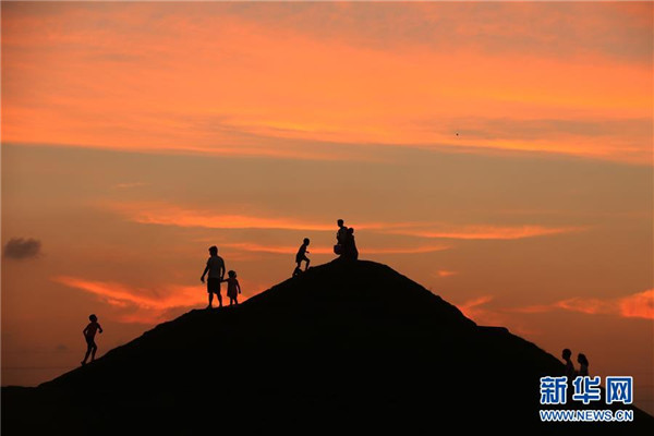 晚霞映天图片频道 - 海口网 - 海口权威新闻门户